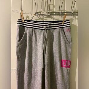 VICTORIAS SECRET jogger sweatpants- medium NWOT